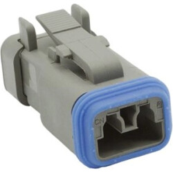 Plug housing, for rectangular miniature plug, PX0105S02GY