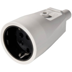 Martin Kaiser 551/gr Safety Socket 250V Grey for Flexible Cables IP20