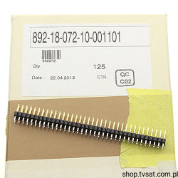 892-18-072-10-001101 Conn Header 2x36Pin 2.54mm THT EPT