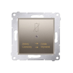 Simon 54 Ochronnik przeciwprzepięciowy złoty mat D75420.01/44