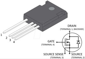 MSC750SMA170B4 SiC-MOSFET N-Ch 1700V 7A 0.750R, TO-247-4L