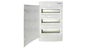 Obudowa Natynkowa Z Tworzywa 3X12 Ip40 Drzwi Białe N+Pe