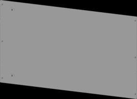 Separating plate, back, rectangular, sheet steel, (W x H x D) 800 x 450 x 1.5 mm, 8PQ5000-4BA53