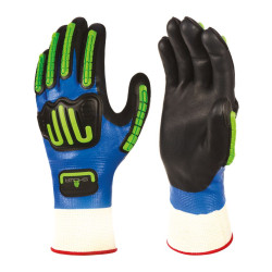 Rękawice robocze rozmiar: Średni materiał: Nylon, Poliester zastosowanie: Dobry chwyt i odporność na ścieranie,