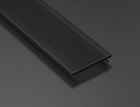 Klosz do profilu LUMINES BASIC PMMA czarny 1m