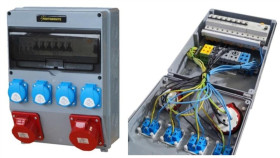 Rozdzielnica Przemysłowa 40A, Erp40ab1pl - Przelotowa, Gniazda: 1X Cee 32A,...