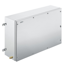 Obudowa Stal nierdzewna 316 szerokość zew. 200 mm długość zew. 620 mm wys. zew. 450 mm Weidmüller IP67 Szary