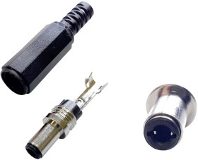 Złącze męskie niskonapięciowe BKL Electronic 075253 złącze męskie proste 5.50 mm 1 szt.