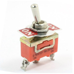 E-TEN1121 - 15A 2-pos 3-pin DPST ON-ON Toggle switch