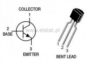 BC 556C - PNP, 65V 100mA TO92; tranzystor