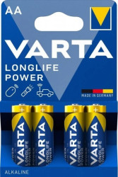 4 x baterie Varta Longlife Power LR6/AA 4906 (High Energy)
