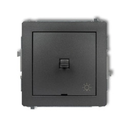 DECO Przycisk /światło/ w stylu amerykańskim grafitowy 11DWPUS-5