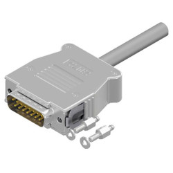 Conec 16-512410 Cable Plug SnapLock Open cable ends 5m 1pc D-SUB Adapter