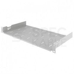 Półka stała do szafy RACK 19" 1U 250mm szara