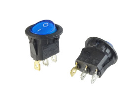 Przełącznik kołyskowy T120 KCD1-105 230V podświetlany ON-OFF