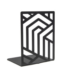 Podpórka do książek metalowa geometria stojak dekoracyjny