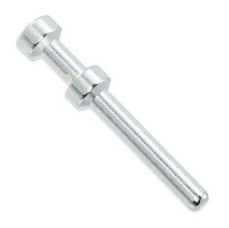 Styk HDC męski srebrzony na przewód 0,5mm T2030001005-000