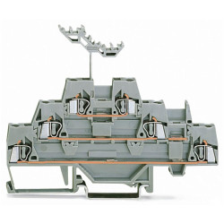 WAGO 280-549 5mm Triple Deck Terminal Block Grey