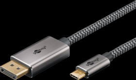75707 Adapterkabel USB C &gt; DP, 4K 60 Hz, 1,0 m