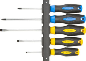 Wkrętaki 3,2x75mm 5x100mm 6,5x150mm PH1x100mm PH2x150mm z wieszakiem (zestaw 5 szt.) 39D885