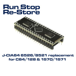 J-CIA64 6526/8521 Replacement for Commodore 64/128/1570/1571