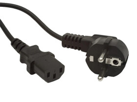 Kabel zasilający CEE 7/7 - IEC 320 C13 5m VDE czarny CA-C13C-11CC-0050-BK