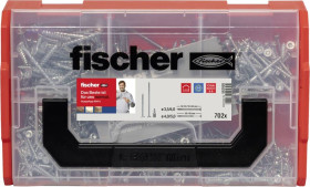 Fischer 562928 FixTainer PowerFast II TX Asortyment wkrętów z łbem płaskim stal cynkowany galwanicznie 1 zest.