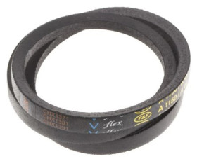 Pas napędowy, profil A, materiał: PET, guma, 13mm x 8mm x 1.12m, RS PRO