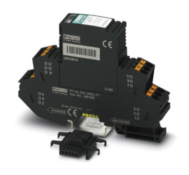 Urządzenie ochrony przeciwprzepięciowej 21 V AC, 30 V DC na szynę DIN Phoenix Contact Moduł zabezpieczenia z