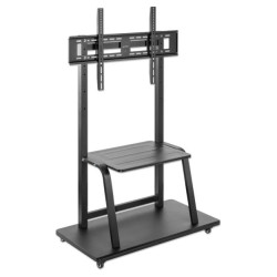 Stojak mobilny TV 37”-100” do 150kg regulowany 2 półki 462334