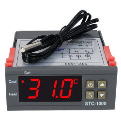 Sterownik, regulator temperatury STC-1000 - 12V - 50 do 99°C - termostat