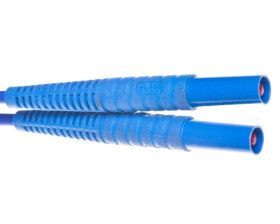 Przewód pomiarowy 5m niebieski /wtyki bananowe/ WAPRZ005BUBB