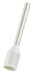 Końcówka kablowa zaciskana 0.75mm² długość 12mm Biały średnica 1.2mm Izolowane RS PRO