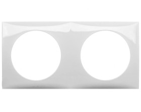 Integro Flow Ramka podwójna śnieżnobiała 918262519