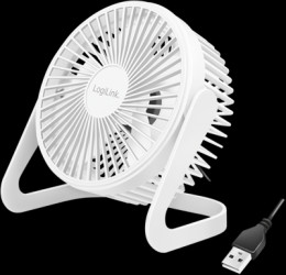 USB Fan, 15.24cm (6 inch), white,5 V, 0,7 A, 3,5 W, Kabel 0,85 m