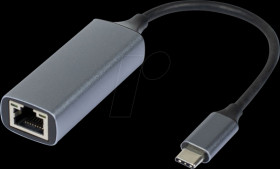 ALL-NC-1GPD-USBC Network adapter, USB Type C, Gigabit Ethernet, 1x RJ45