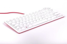 Raspberry Pi Keyboard DE Red/White