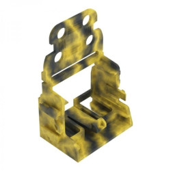 Adapter ciemnoszary-żółty montażowy z odciążeniem przewodów do złączek 10-przewodowych seria 221 4 mm² 221-509/000-053 /10szt./