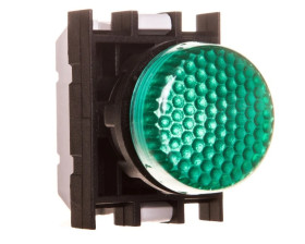 Lampka sygnalizacyjna B z LED, 100-230V AC, zielona T0-B0Y0XY