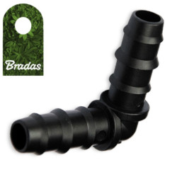 Kolanko z wtykiem na wąż 16mm do węży nawadniających Bradas DSWA02-16L
