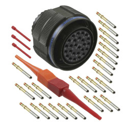 Złącze 26-pinowe Męski Amphenol Limited Żeński Swobodne zawieszanie MIL-DTL-38999 rozmiar 17