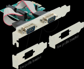 90007 PCI Express Card to 2 x Serial RS-232