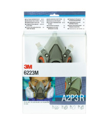 Półmaska M Szary Półmaska