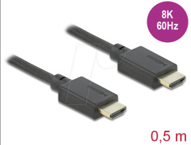 85386 High Speed HDMI Cable 48 Gbps 8K 60 Hz 0.5 m