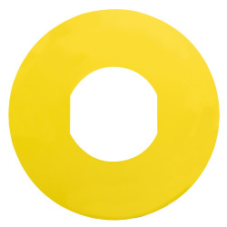 Schild, rund Ø 60 -für Not-Halt/Not-Aus