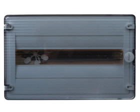 Rozdzielnica modułowa 1x18 natynkowa IP40 Golf (drzwi transparentne) VS118TD