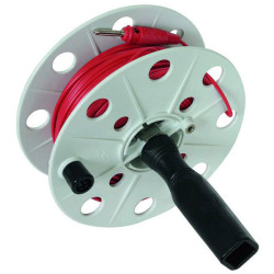 DEHN 585051 DH K Earth Meter Wire Reel Red 50m 0.75mm&#xB2;