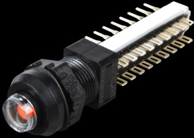 Pressure switch 6x UM, latching, orange