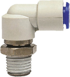 Złączka pneumatyczna R 1/8 męskie Wciskane 6 mm SMC Adapter gwintowany kolankowy R 1/8 męskie