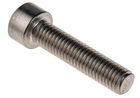 Śruba imbusowa M8 długość 35mm Nakrętka, gniazdo sześciokątne Stal nierdzewna RS PRO